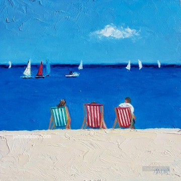 beach impasto Oil Paintings